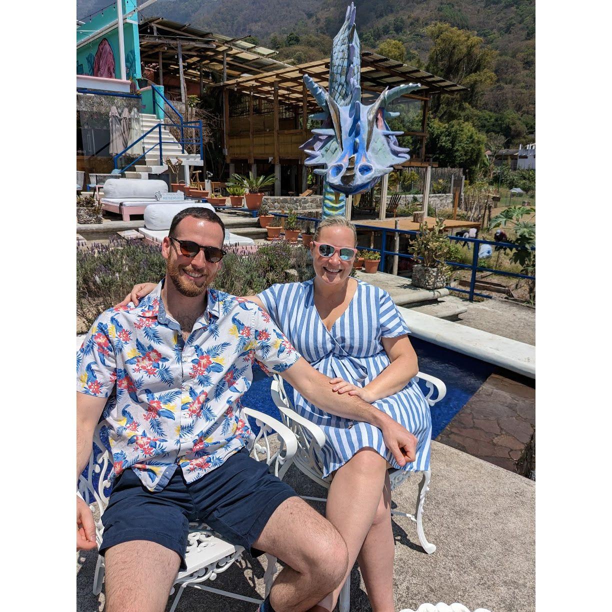 Sunning ourselves in Guatemala!