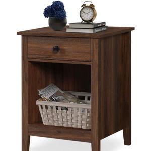 Winston Porter Set Of 2 Wooden Bedroom Nightstands With Drawer | Wayfair
