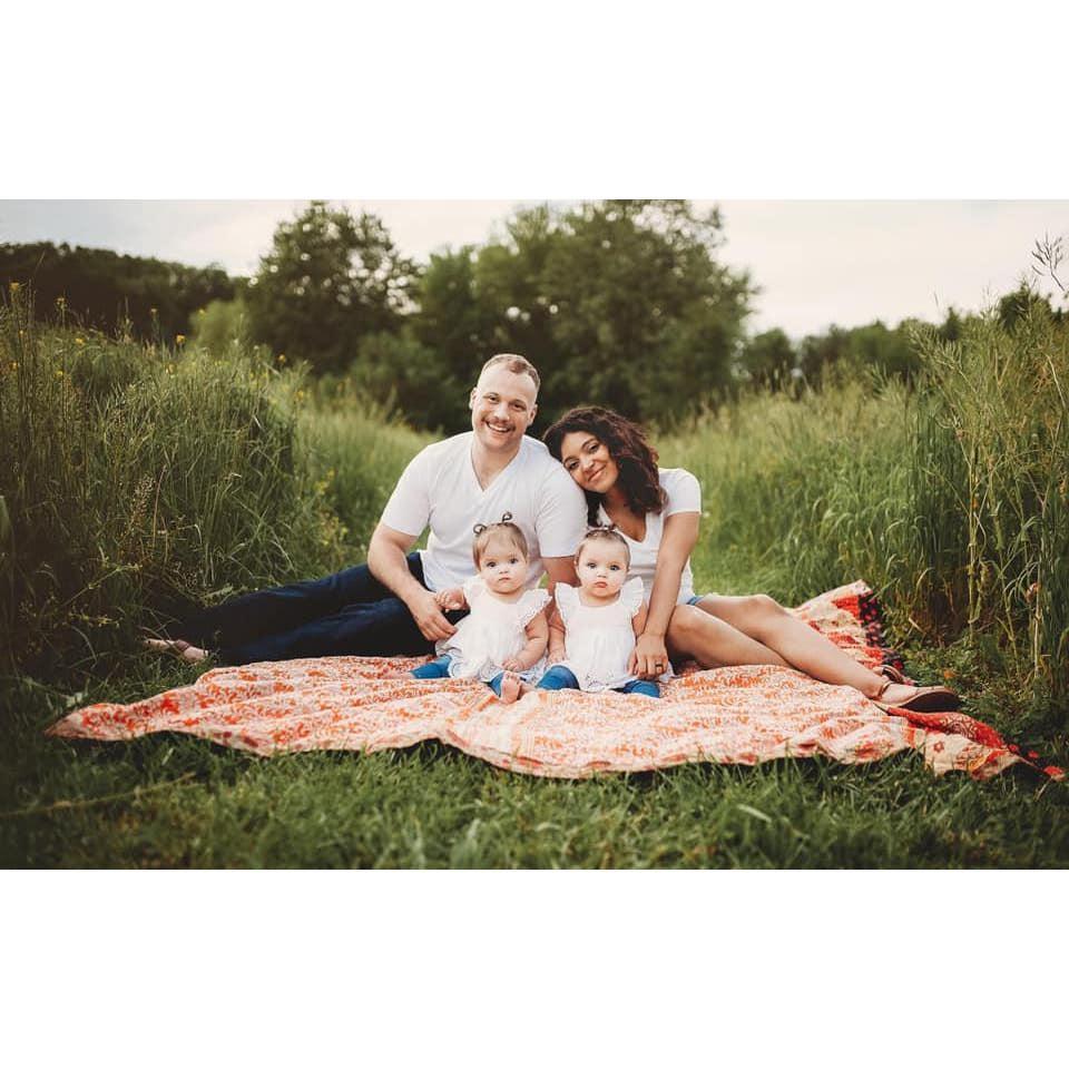 Our beautiful girls, I was pregnant with Gabriel