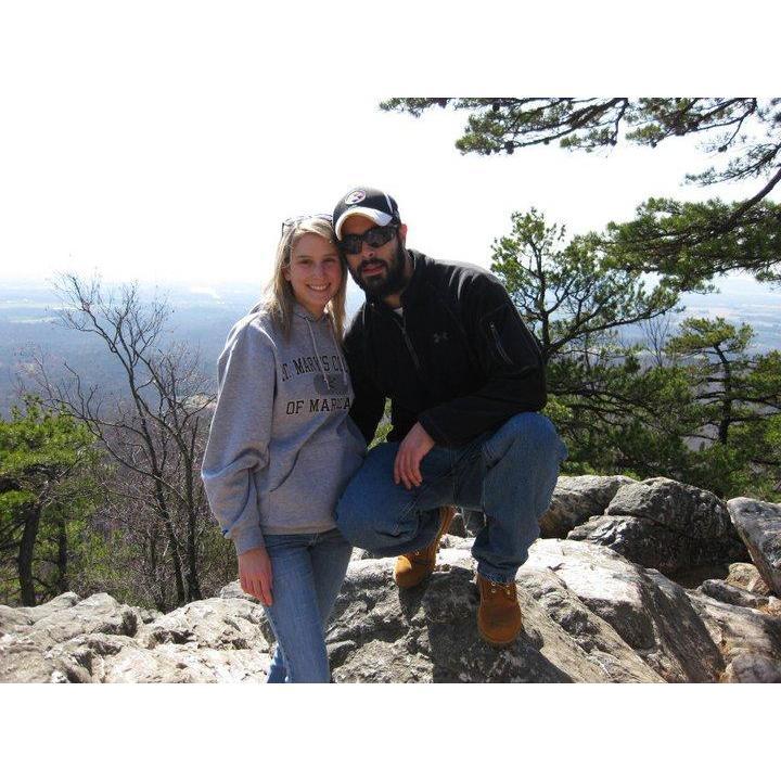 Celebrating our 1 year anniversary with a hike to Sugarloaf Mountain