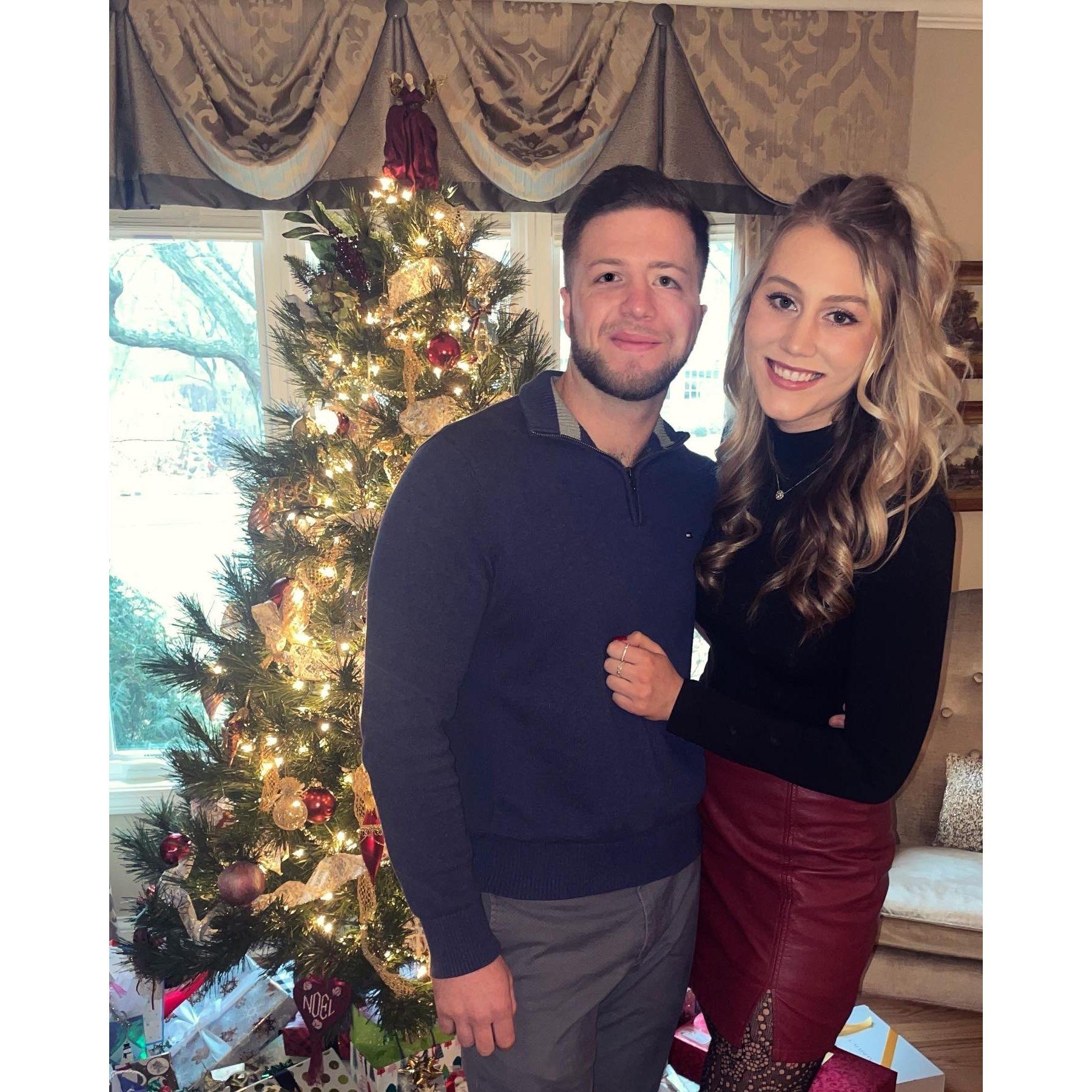 Our first Christmas together.