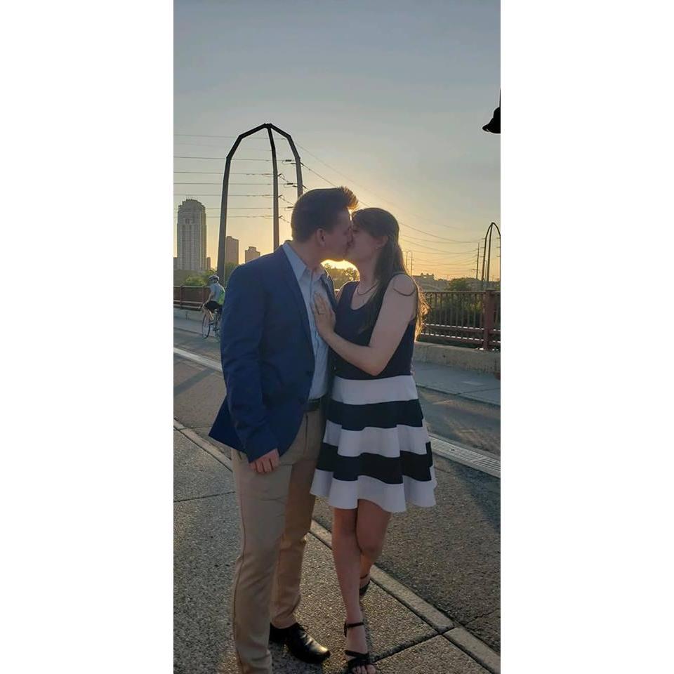 One of the pictures taken the night we were engaged.