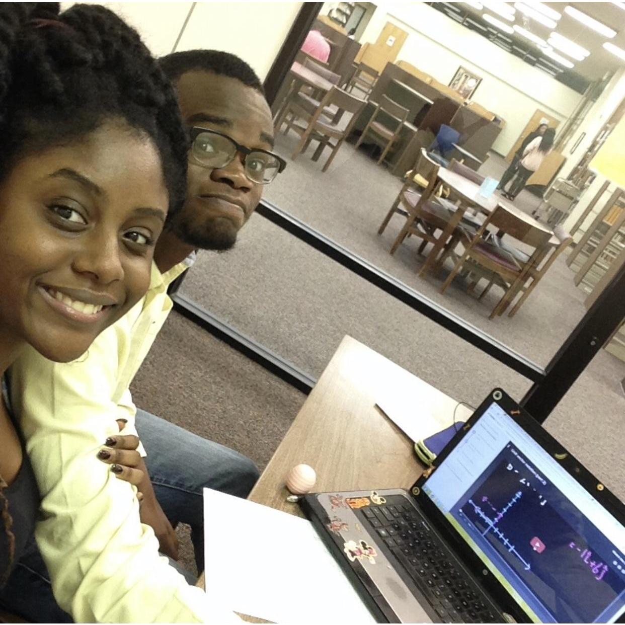 Studying for the MCAT together at Oakwood University....OU proud!!!