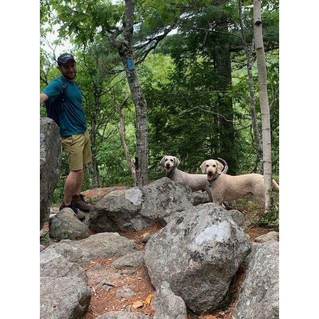 Out for a hike with the whole gang (Acadia National Park, 2022)