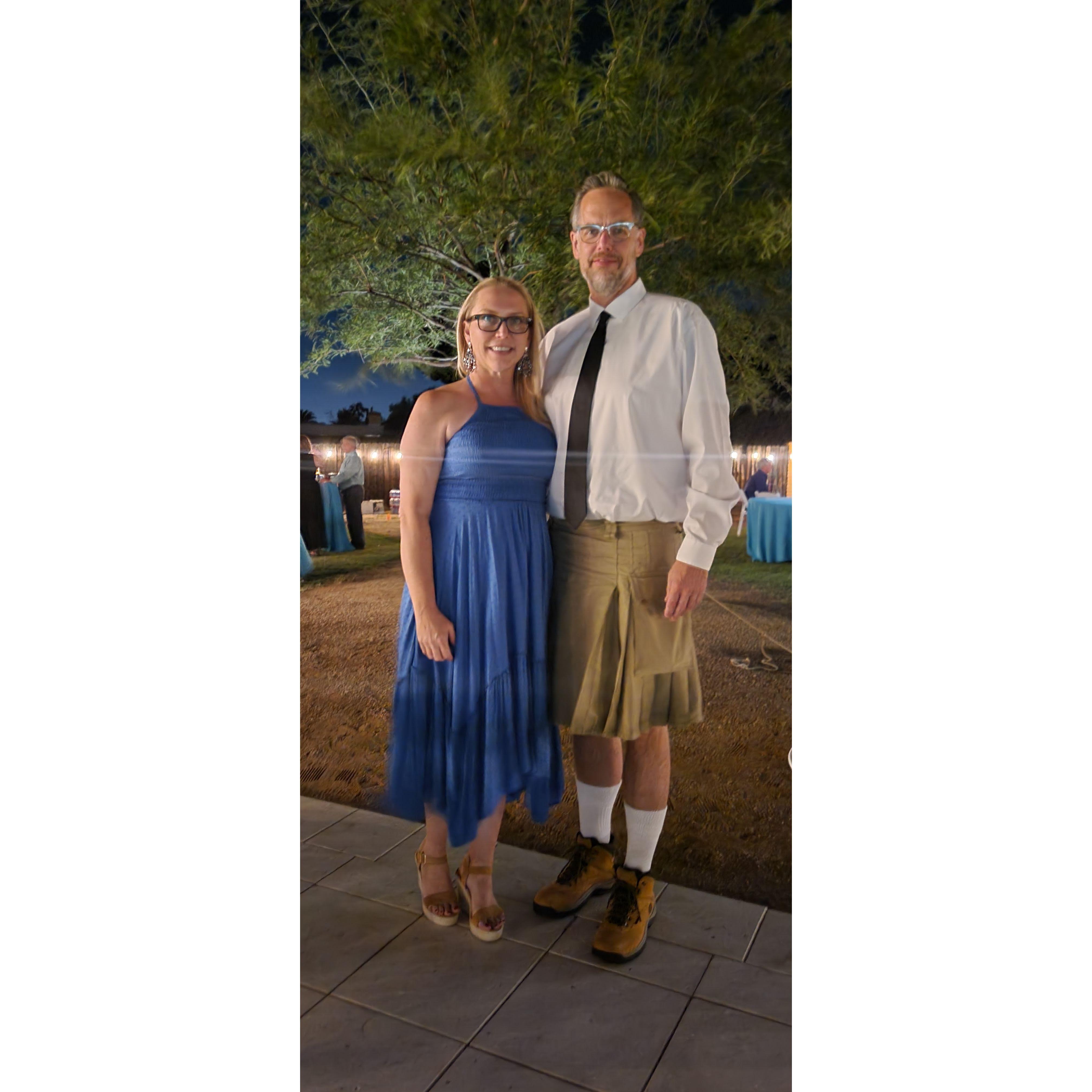 The utility kilt makes it's first appearance in our relationship