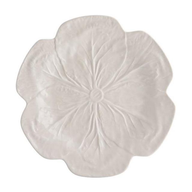 Bordallo Pinheiro Cabbage Dinner Plate Beige, set of 4