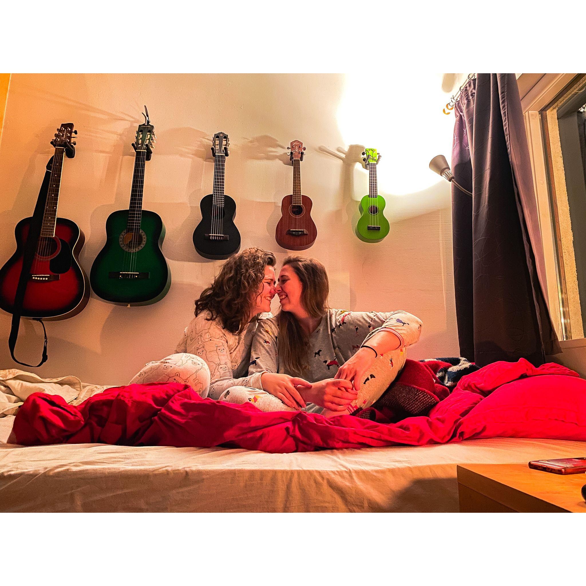 October 2022 - ft. Gunnhildur's instrument wall