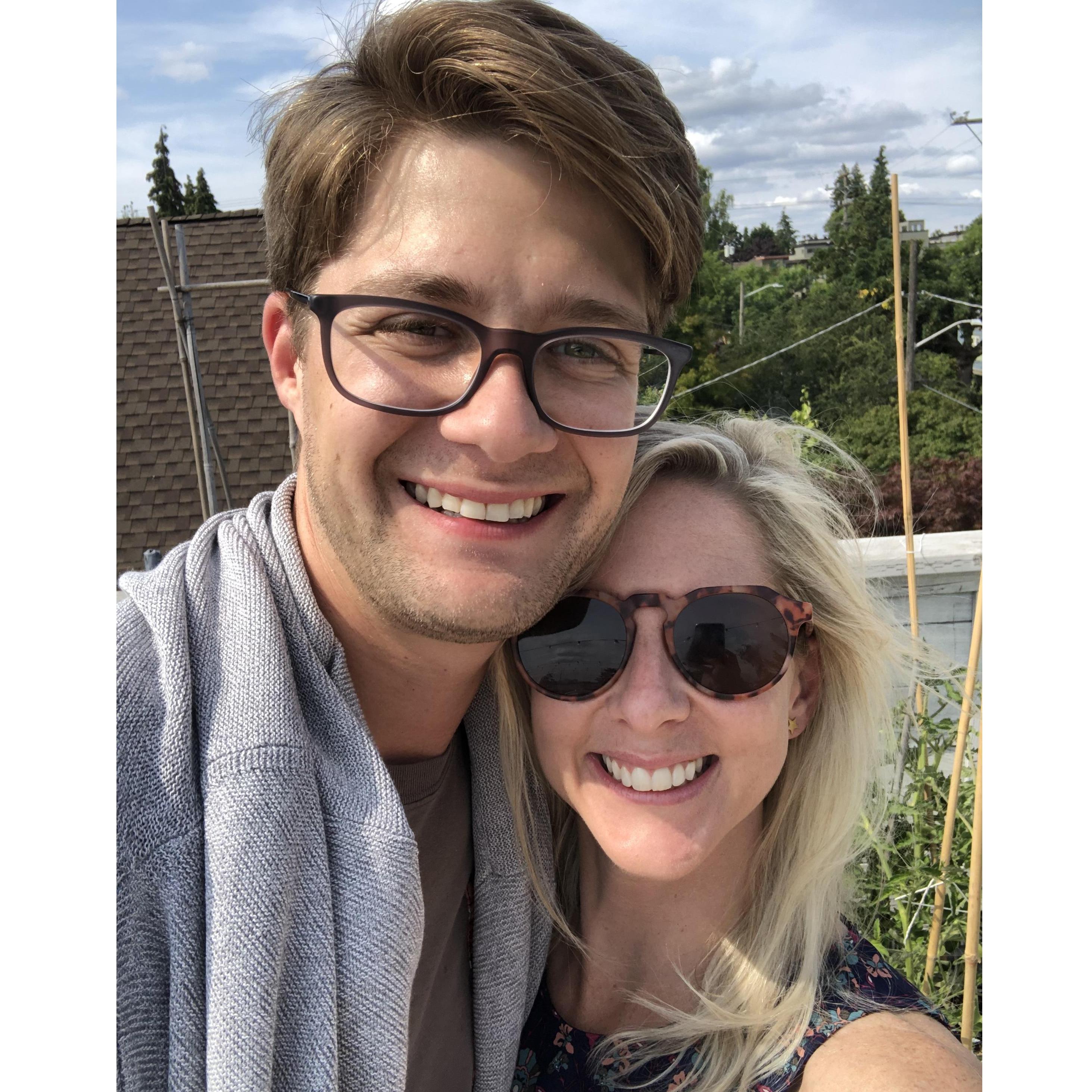 Maybe our 5th time hanging out…4th of July 2019, brunch and rooftops in Capitol Hill were “casual” hangs with a lot of random friends…YOLO.