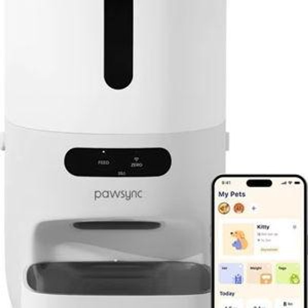 Automatic Dog & Cat Smart Feeder, White, Medium - Chewy.com