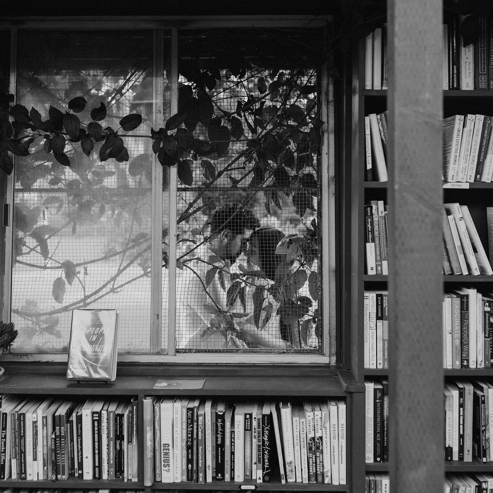 For Kate, it was a full circle moment to celebrate her love in a place she cherishes so much, among family and community. Bart's Books is an Ojai staple.
