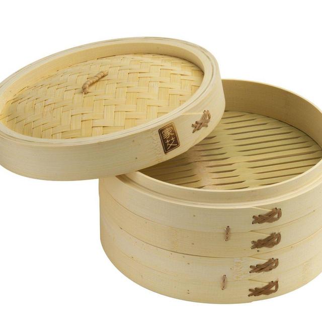 Joyce Chen 26-0013, 10-Inch Bamboo Steamer Set (2)