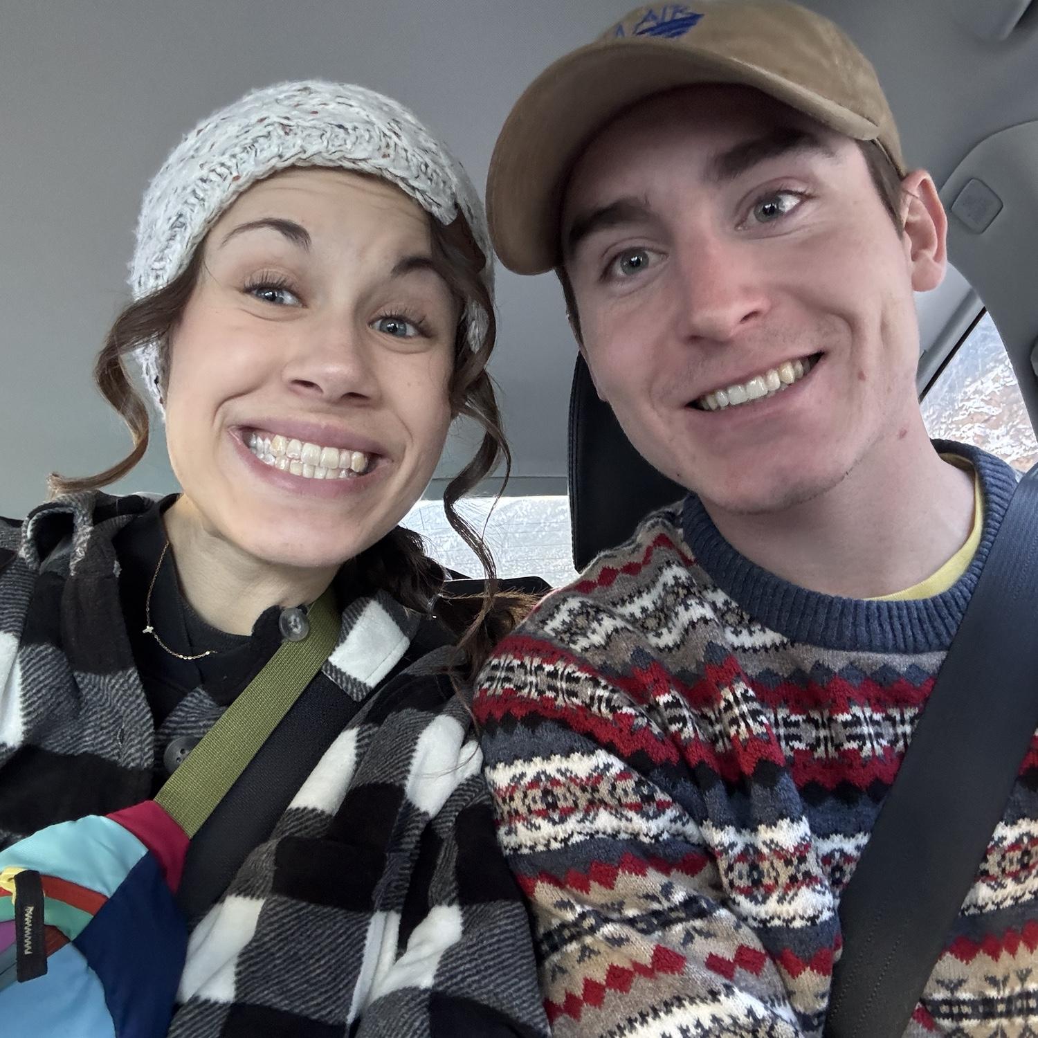 Before skiing…