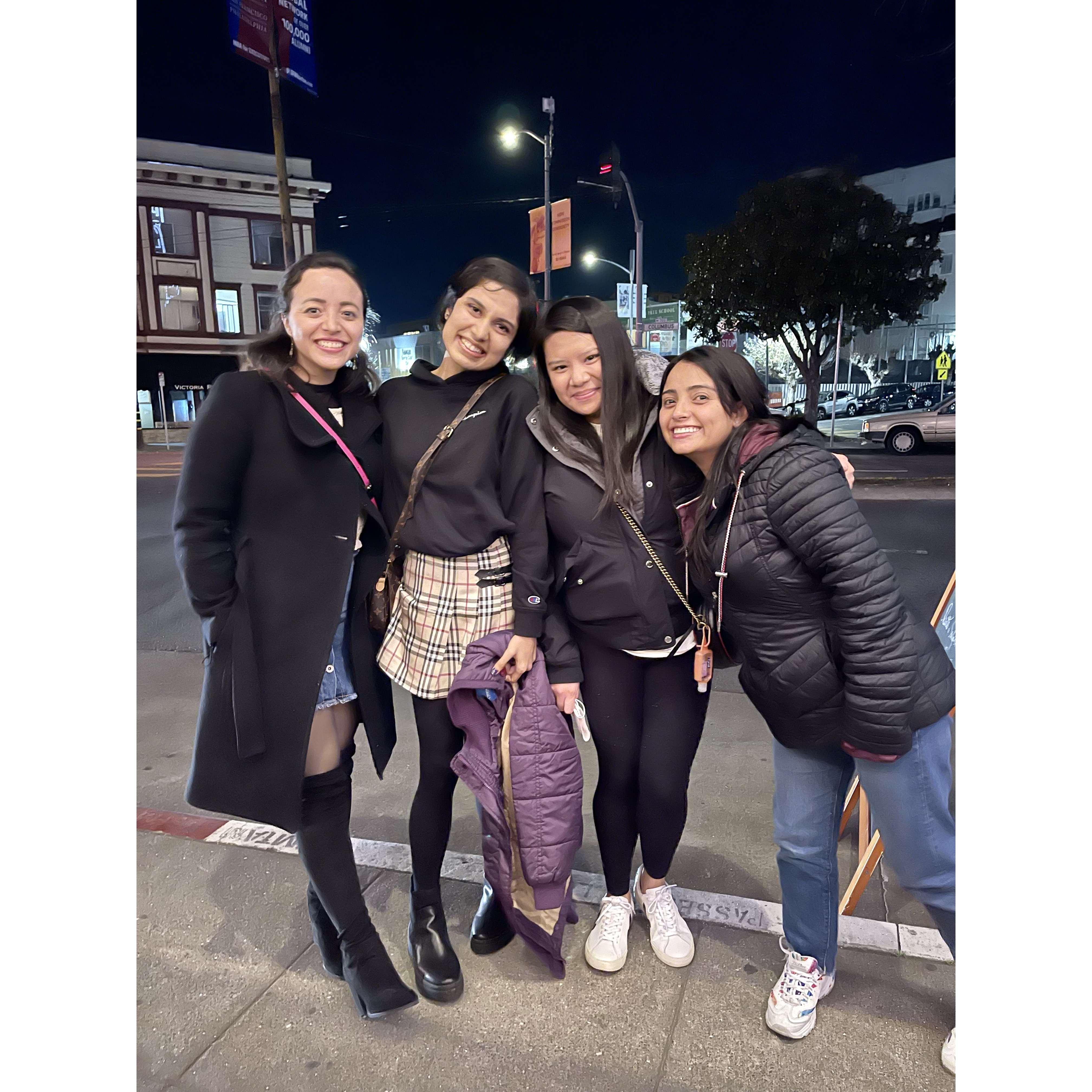 Nati's best friend  circle in San Francisco 