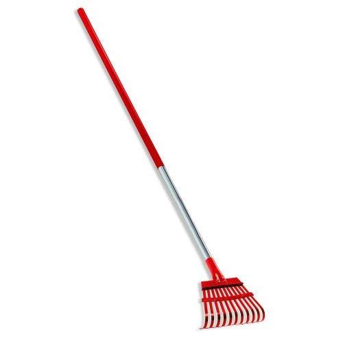 Corona RK 62060 Fixed Tine Shrub Rake, Aluminum Handle, 8-Inch Wide