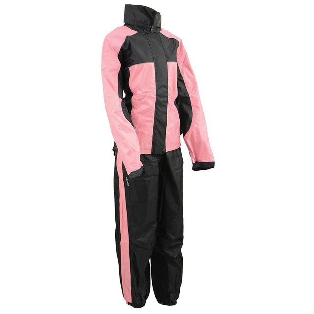 Milwaukee Leather Women's Motorcycle Hooded Water-Resistant Rain Suit for Outdoors