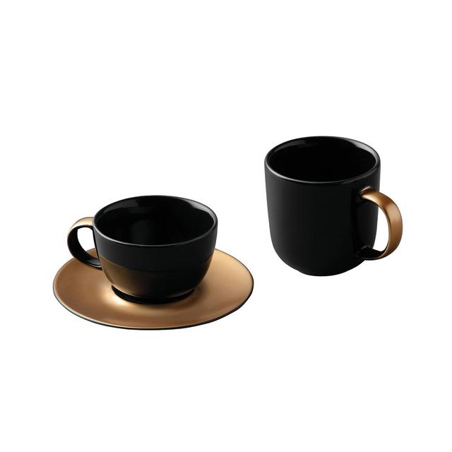 Gem Mug, Cup Saucer, Coffee and Tea Set, 3 Piece