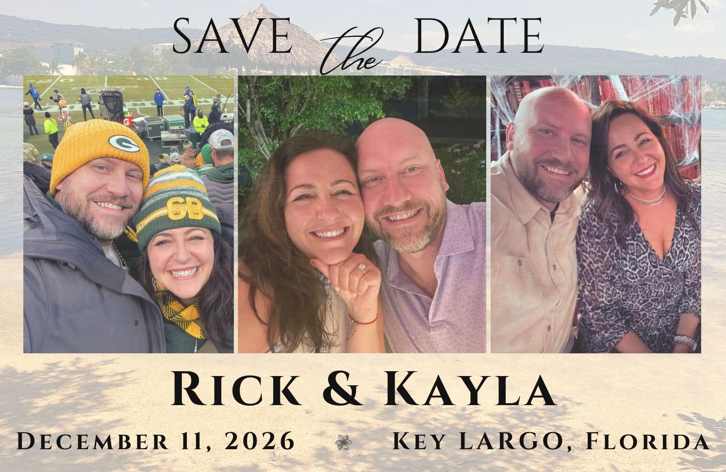 The Wedding Website of Kayla Lina and Rick Davis