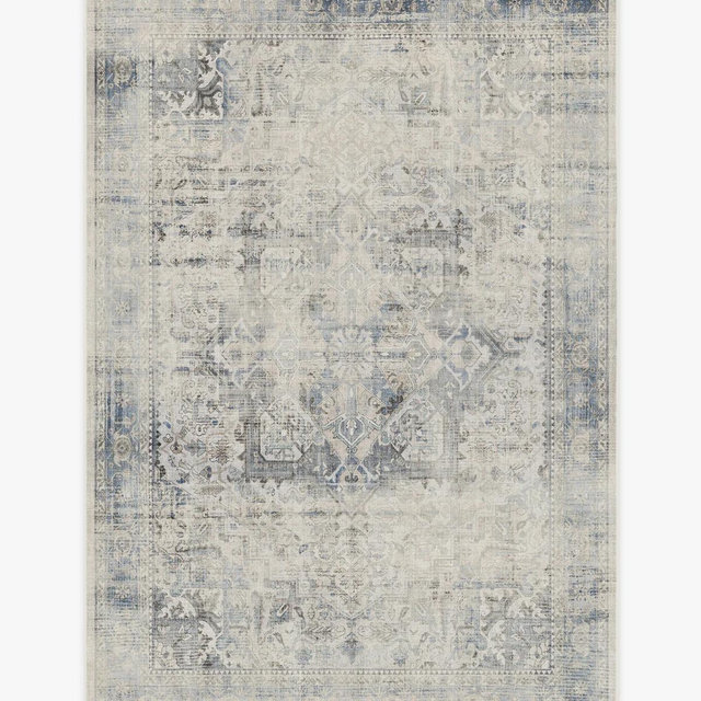 Kamran Blue Quartz Tufted Rug | Ruggable