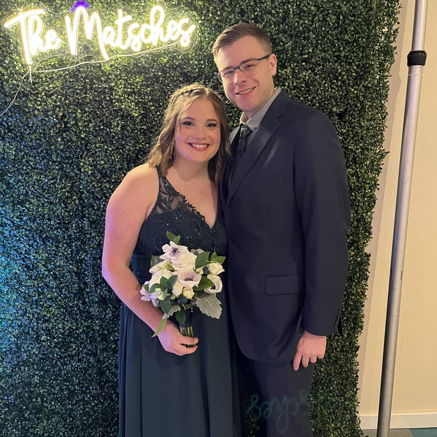 Kelly & Chris’s wedding! Our first wedding as dates!