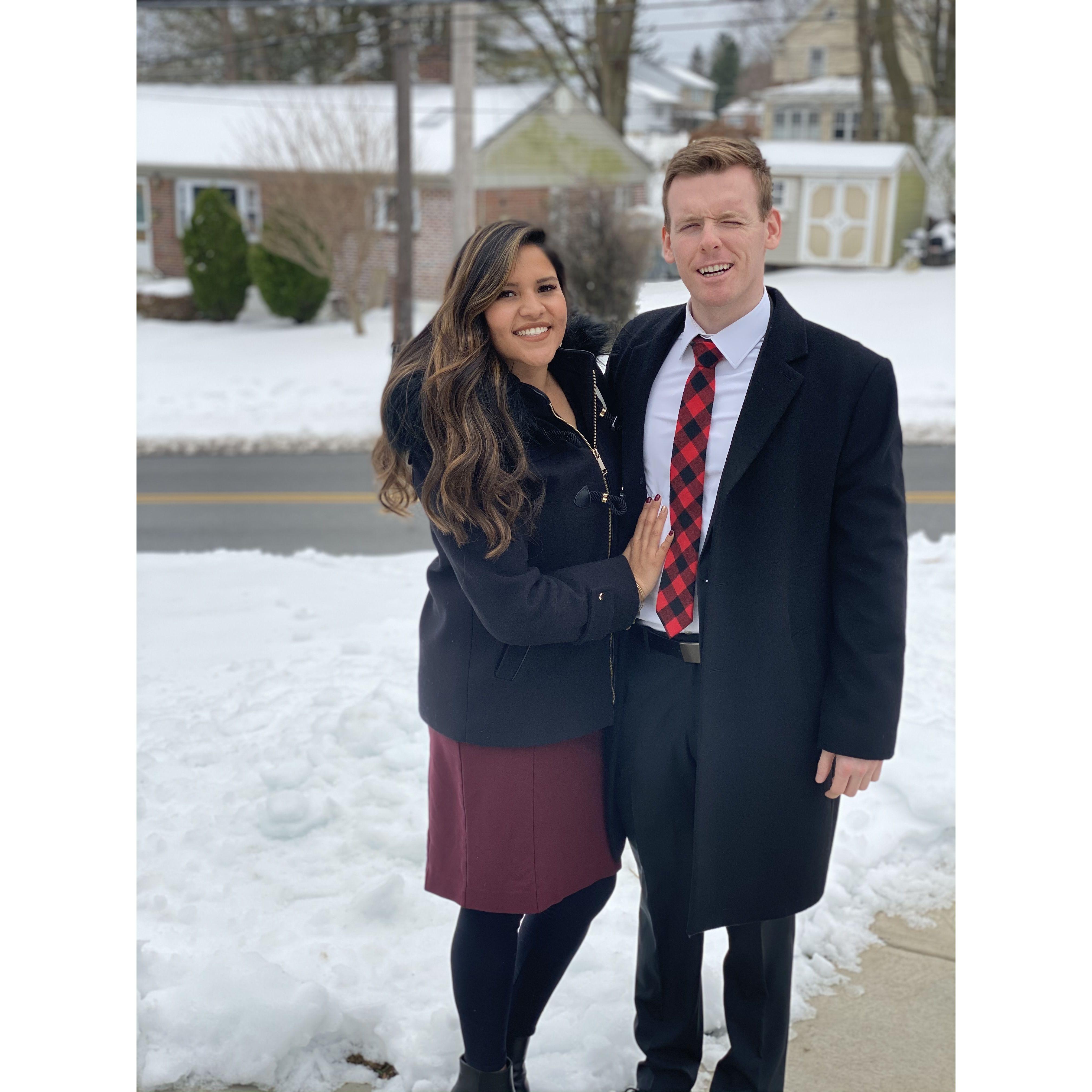 First winter season together