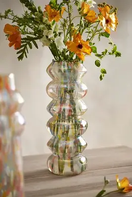Luster Confetti Bubble Vase
