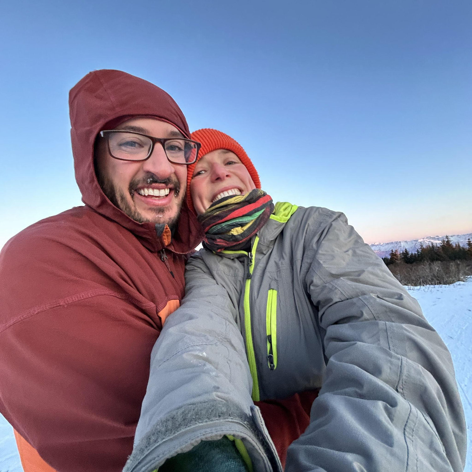 Wolf Ridge Ski Trail (site of marriage proposal), Homer, Alaska