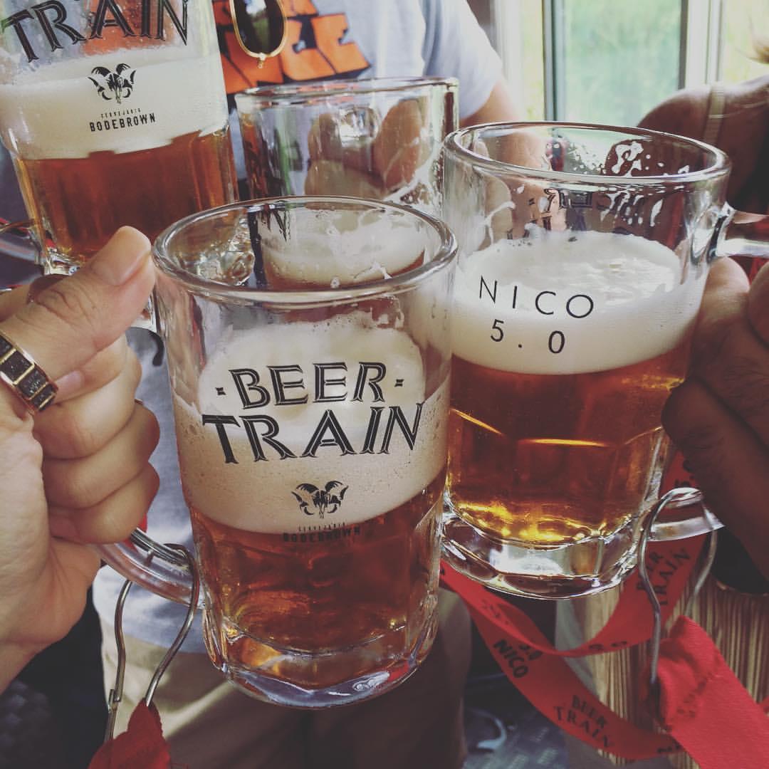 Train rides change lives. Yes, they do! Everything started on that train ride: Bodebrown Beer Train!