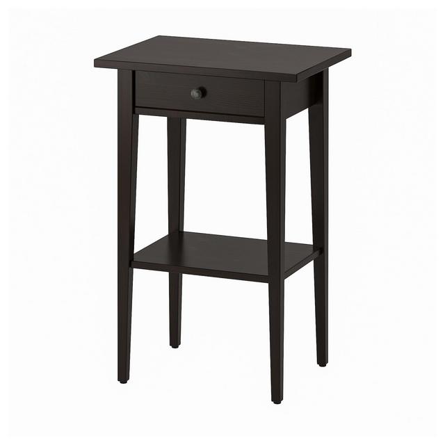HEMNESNightstand, black-brown18 1/8x13 3/4 "