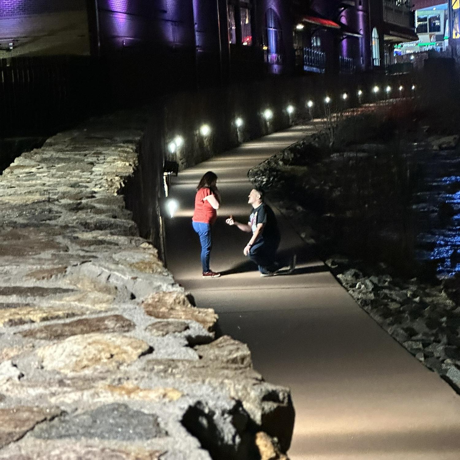 The stranger that caught this moment for us, we thank you