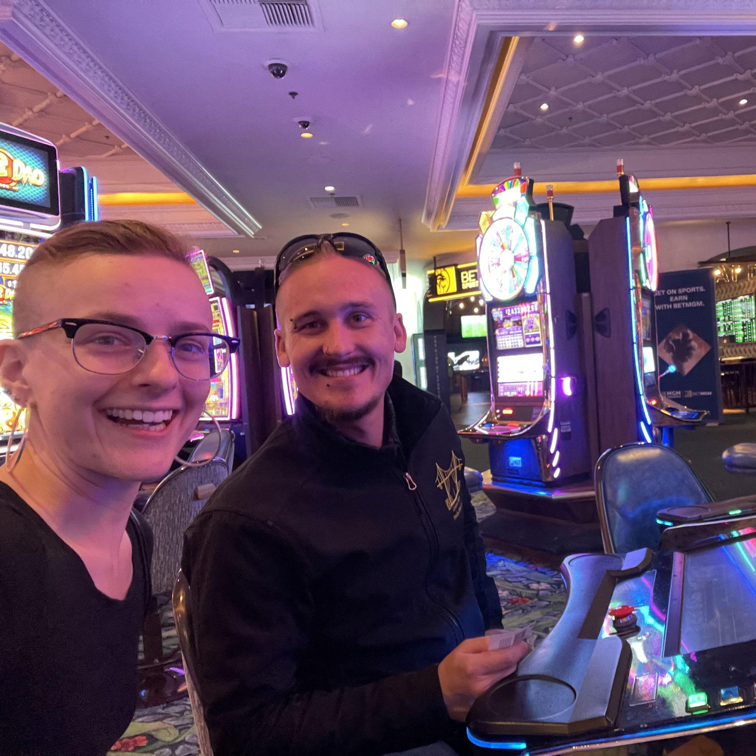 In Las Vegas for Francesca's 30th birthday.