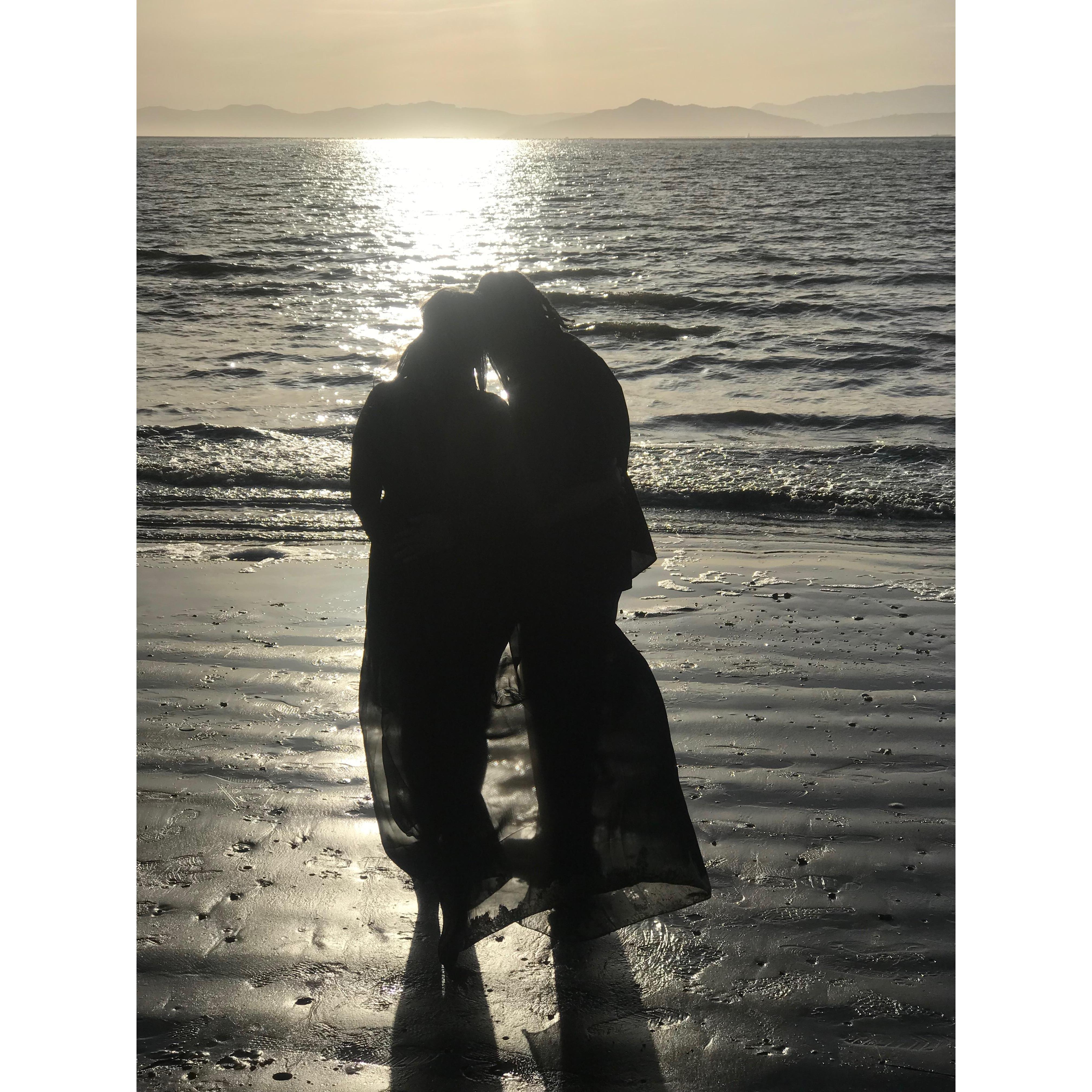 Thank you Mr. Photographer better know as Booda! this photoshoot came out perfecto!!! Beautiful Sunset, Low tide, Puddles and a time limit we'll never forget! HA HA HA
Alameda, CA