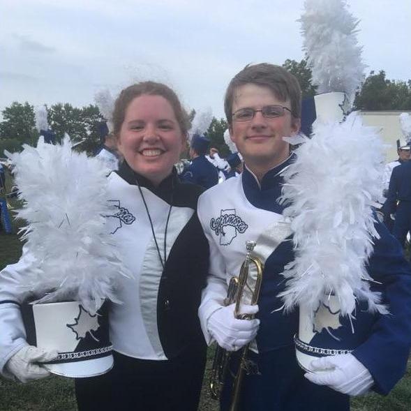 College marching band