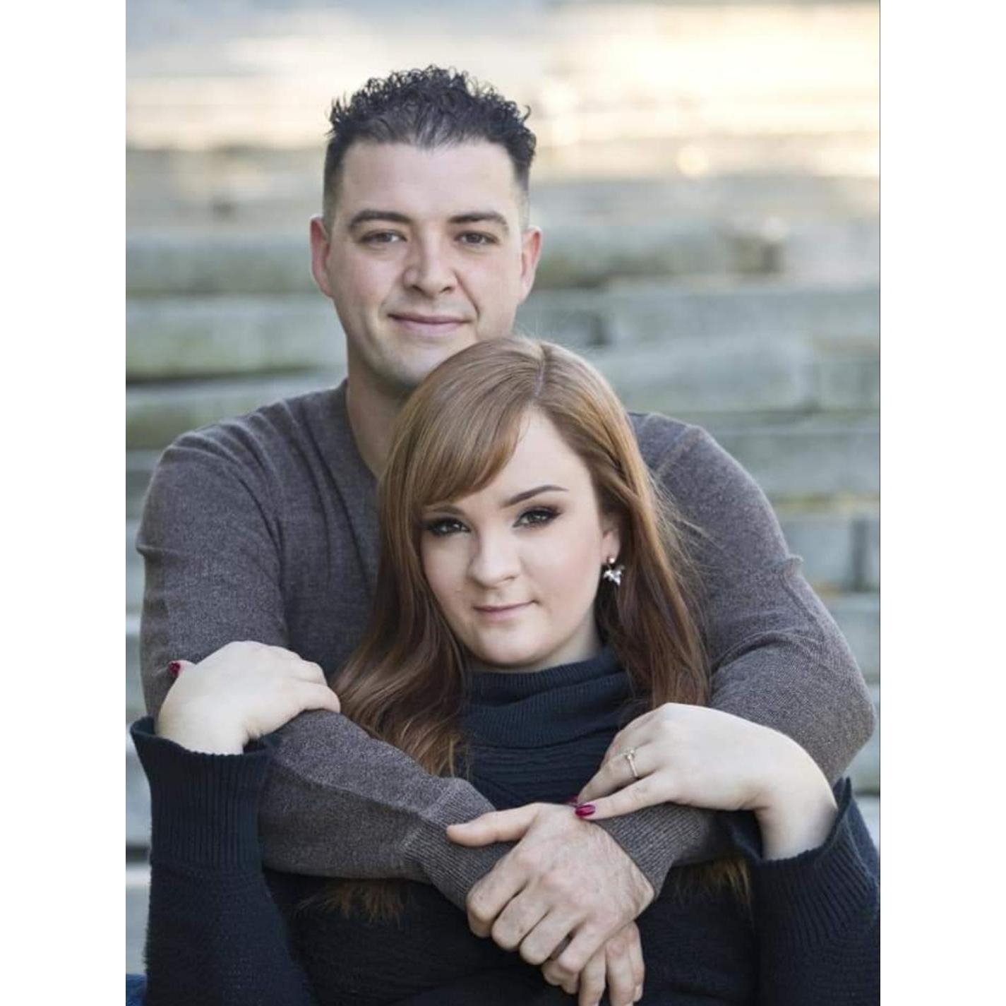 Our favorite engagement photo from our engagement session with Krysten!