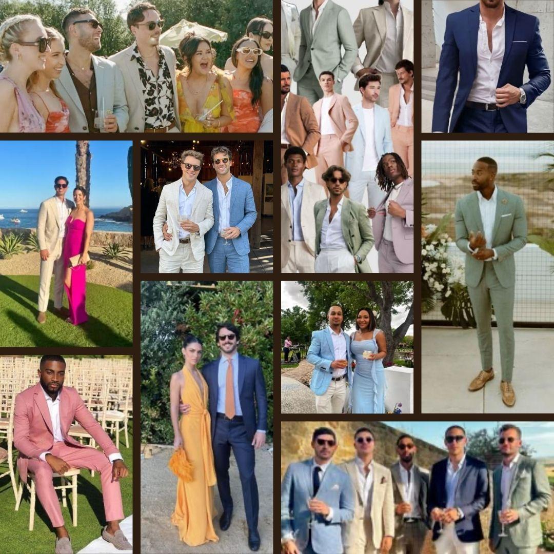 Men's inspo: Suites any color or style shoes can be formal or casual.