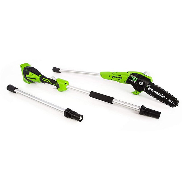 Greenworks PS40B00 8-Inch 40V Cordless Pole Saw Battery and Charger Not Included, New Style
