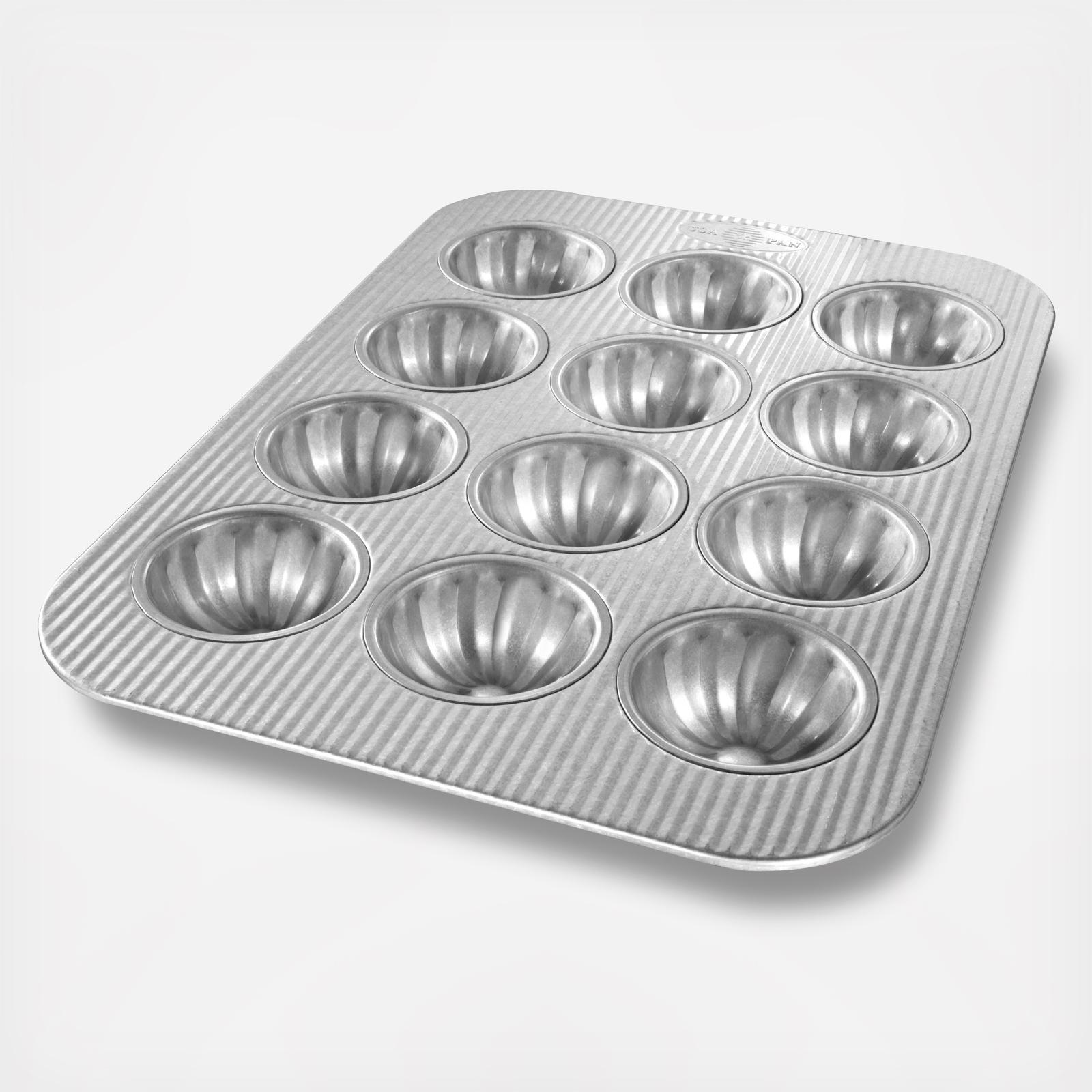 USA Pan Jumbo Texas Muffin Pan, 6 Well, Nonstick & Quick Release Coating,  Aluminized Steel