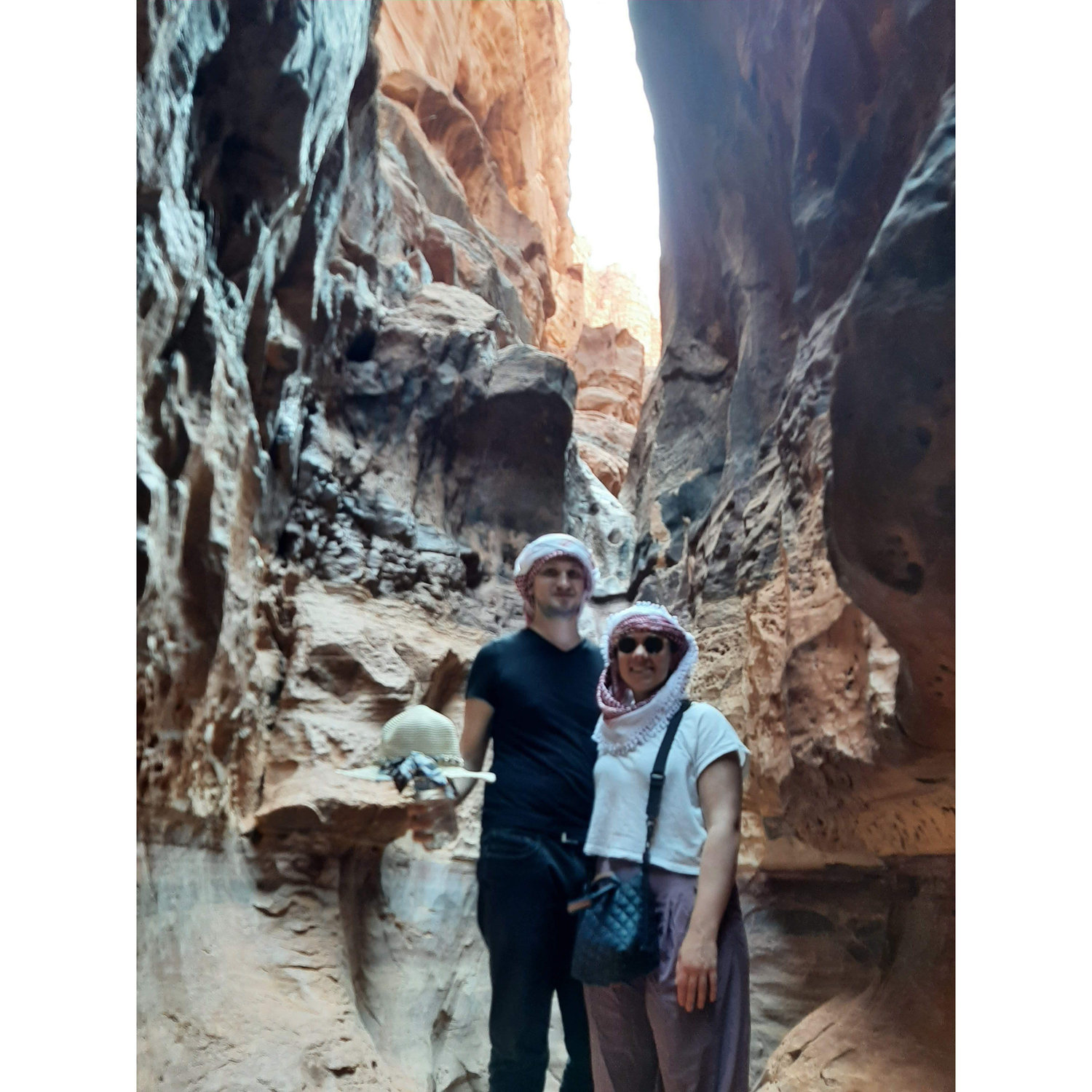 Nick and Blair in Wadi Rum, Jordan