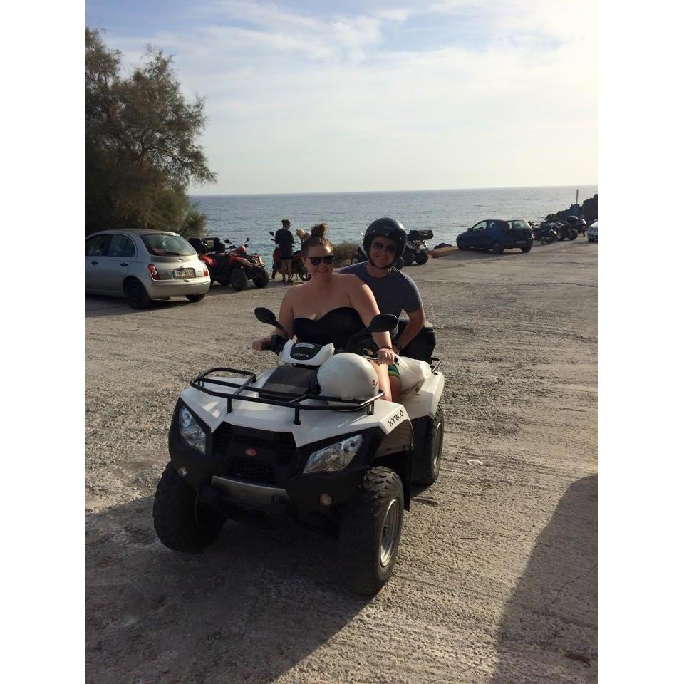 ATV through Santorini, 2015