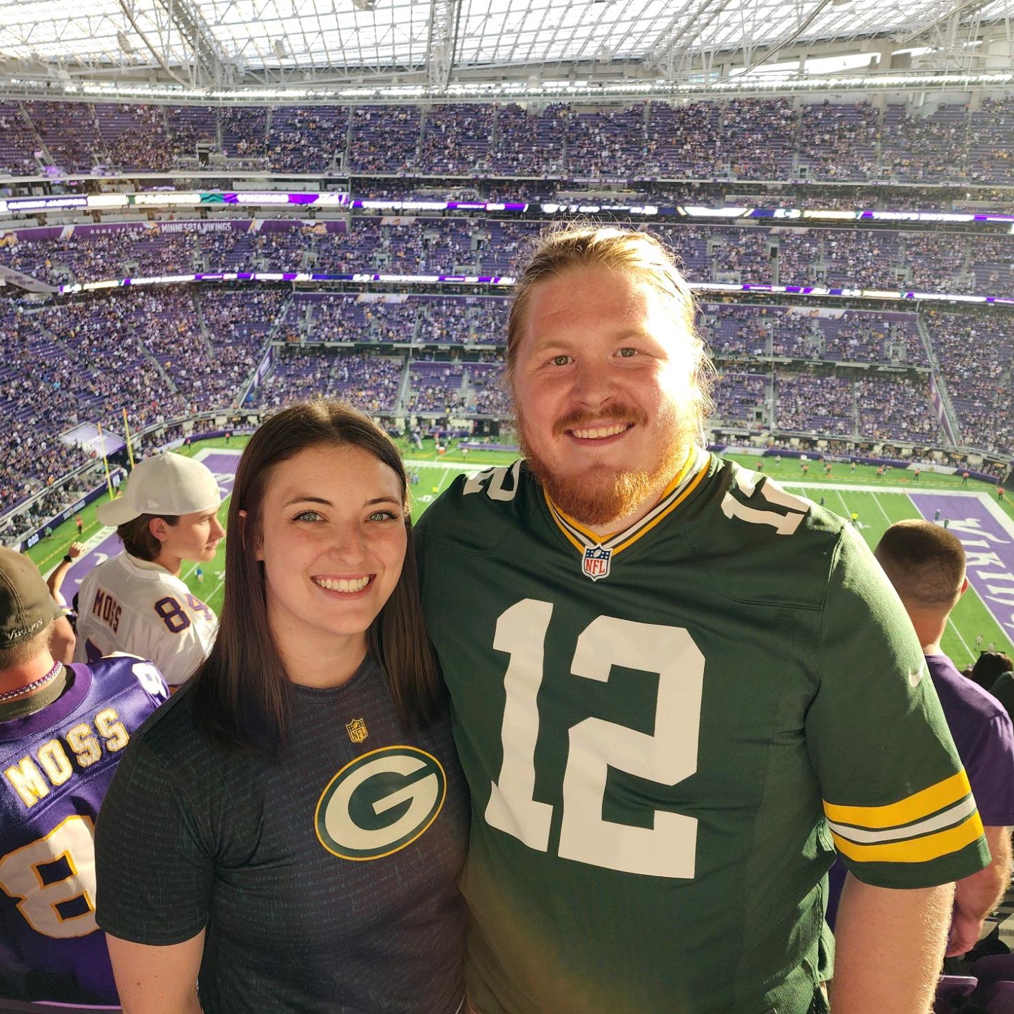 Packer game with Kate’s parents, 2022!