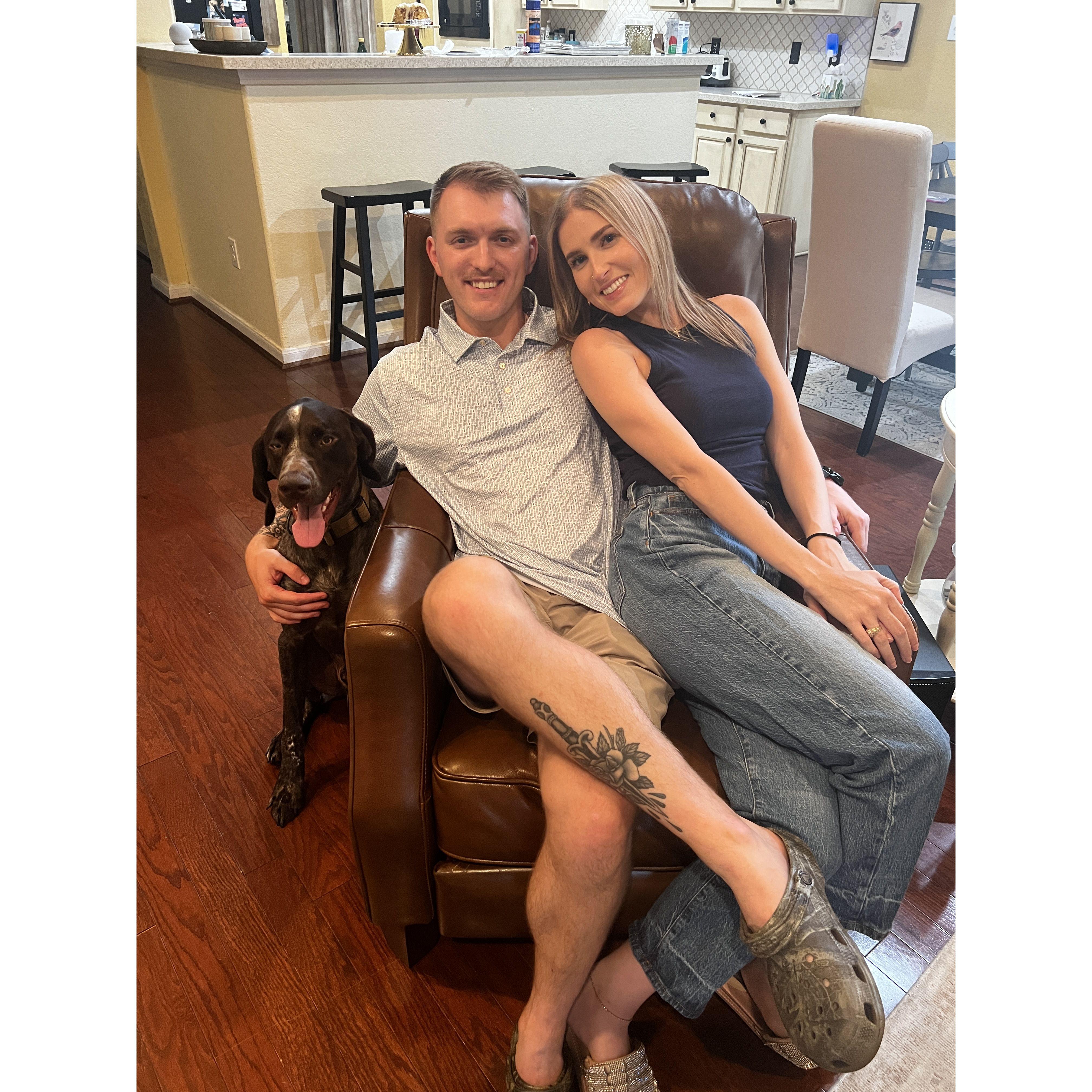One of our first pictures together!