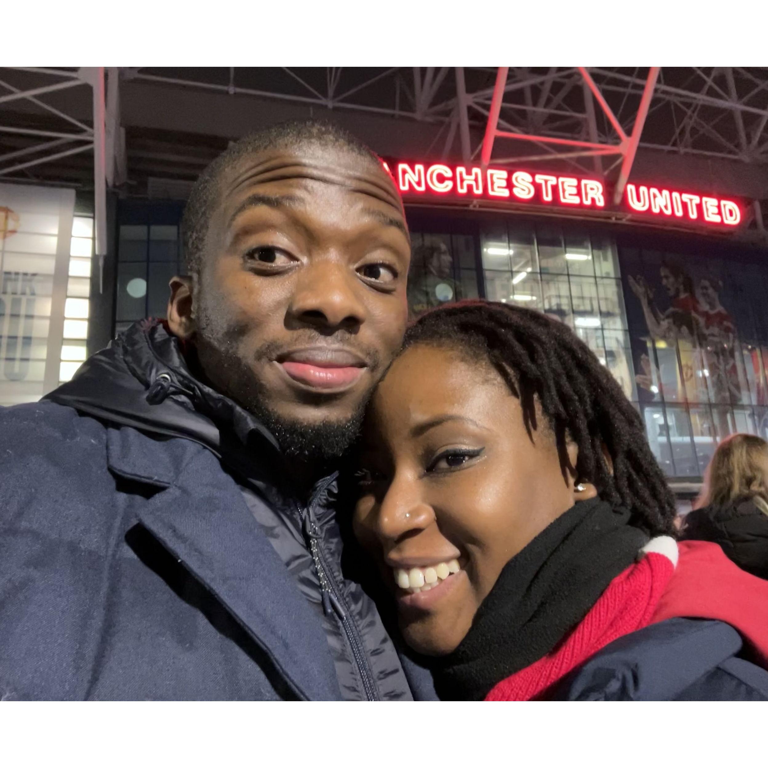 Old Trafford together, as friends of course (MUFC 2 - 1 AVFC) ~ December 2021