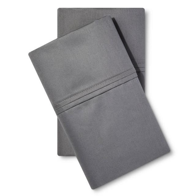 Threshold™ Performance 400 Thread Count Pillowcase Dark Gray - (King)