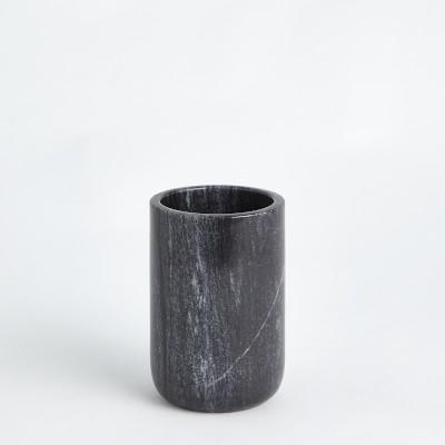 Black Marble Vase