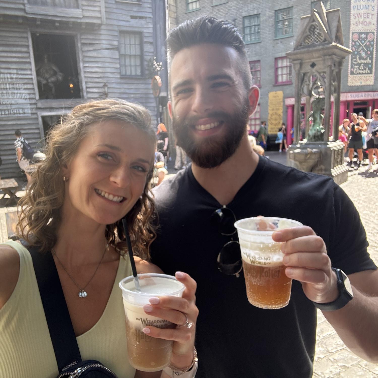 our first butter beer