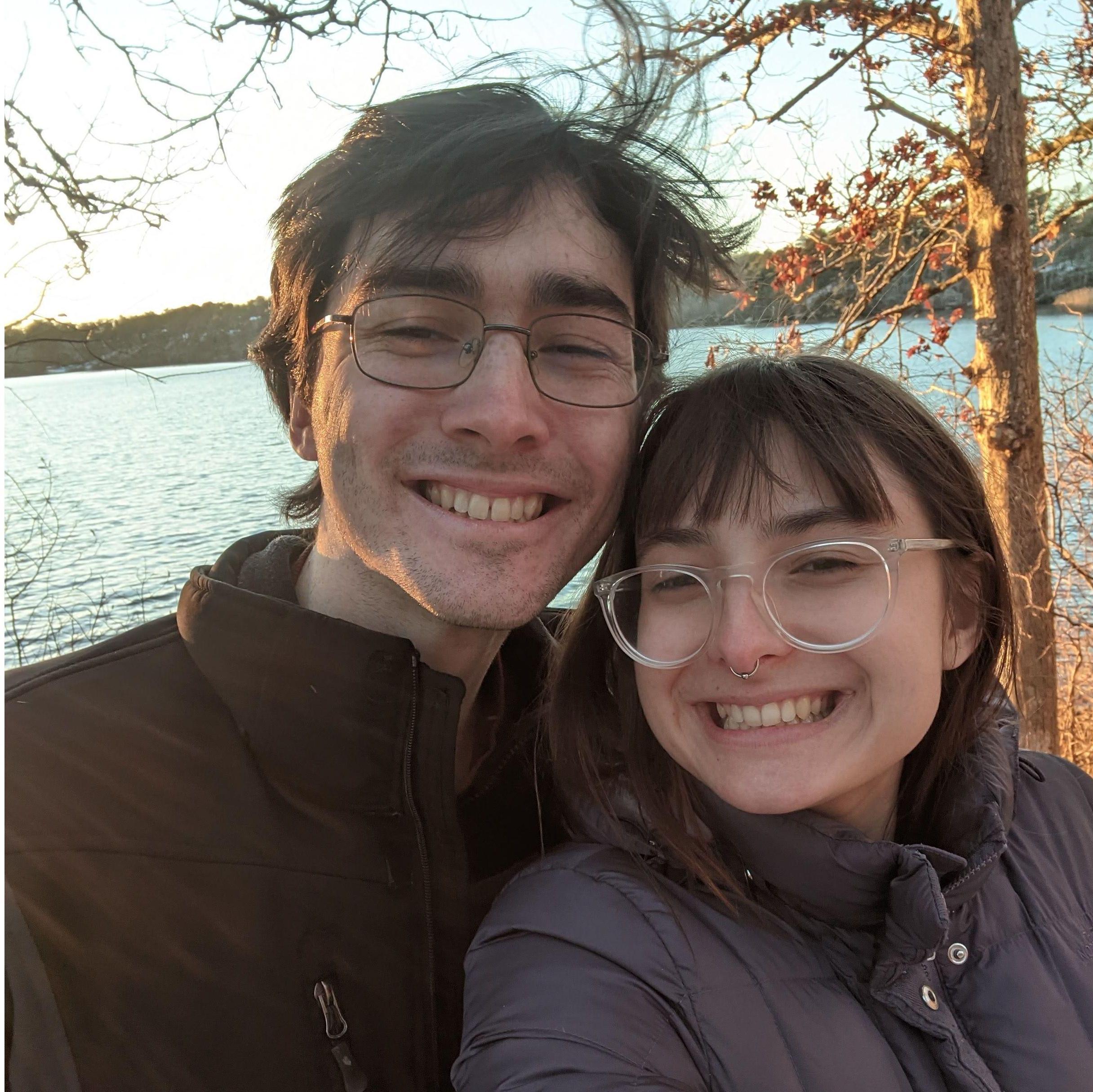 Back at the lake where we had our first kiss! 2022