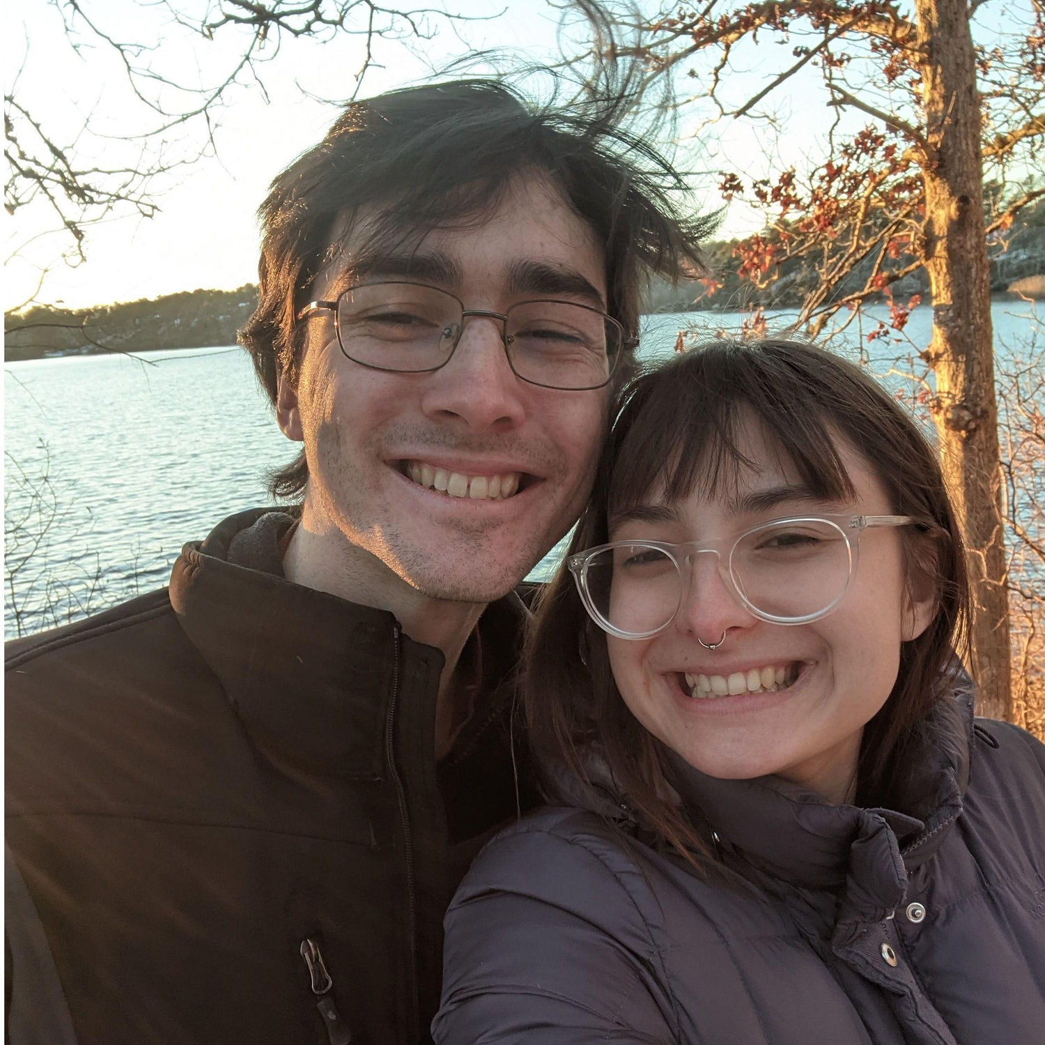 Back at the lake where we had our first kiss! 2022