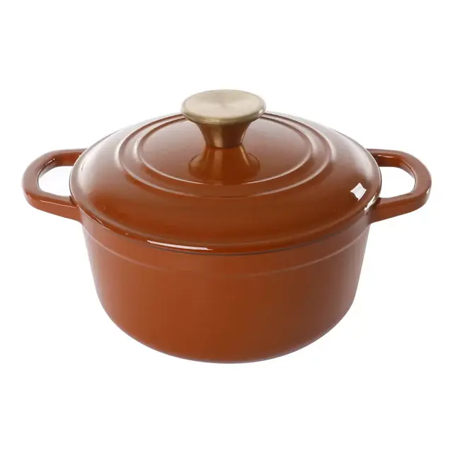 Our Table™ 2 qt. Enameled Cast Iron Dutch Oven in Cedarwood