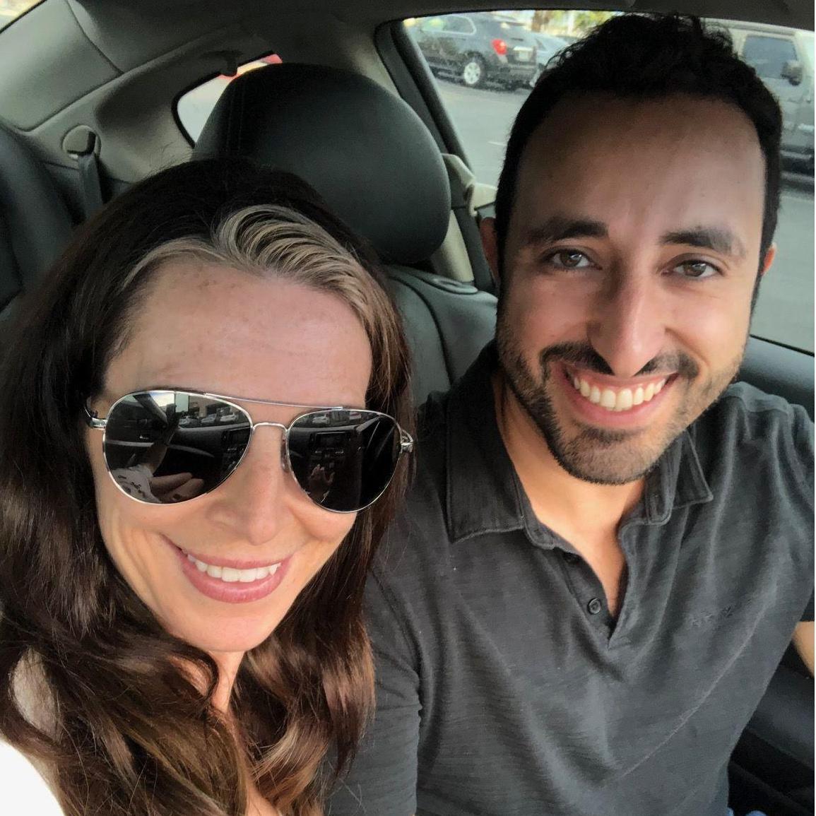 On our way to see the progress of Ryan's house as it was being built.