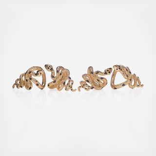 Napkin Jewels Snake, Set of 4