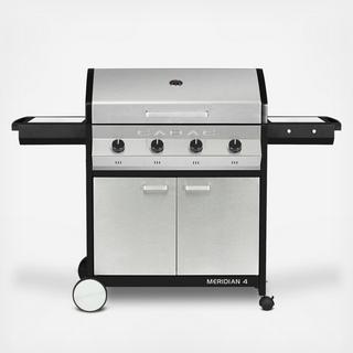 Meridian 4 Propane Gas BBQ Grill With 4 Burners